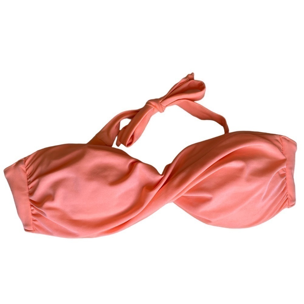 H&M Bikini Top Size 8 (S) Peach Colored Strapless